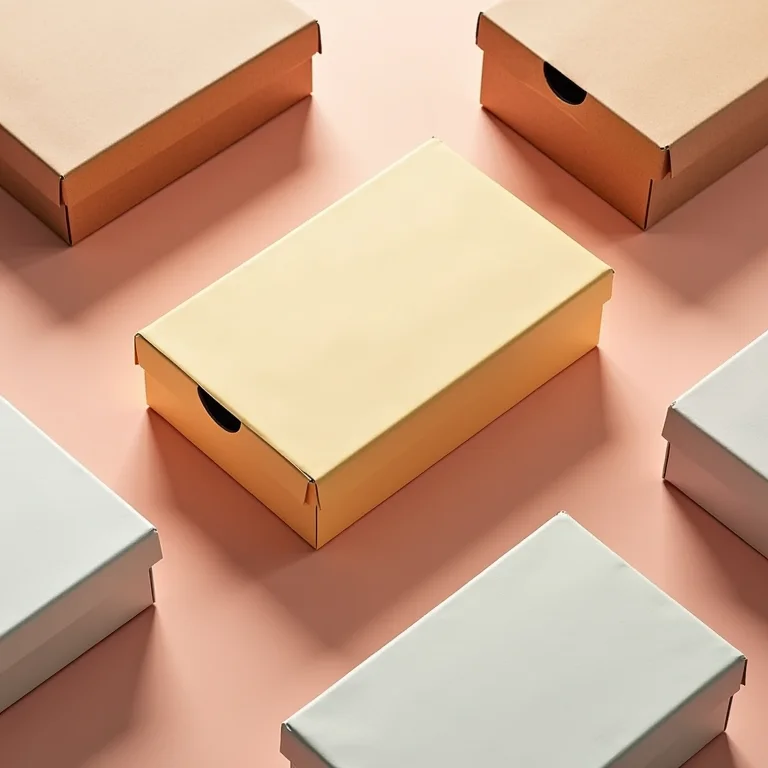 Diferentes tipos de caixas organizadoras para sapatos