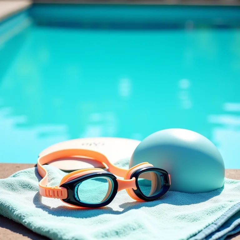 Equipamentos básicos para aprender a nadar