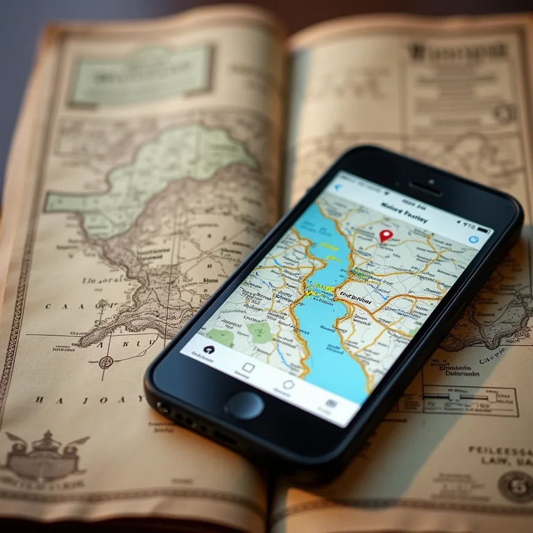 Evolução do marketing local: do mapa de papel ao aplicativo de geolocalização.