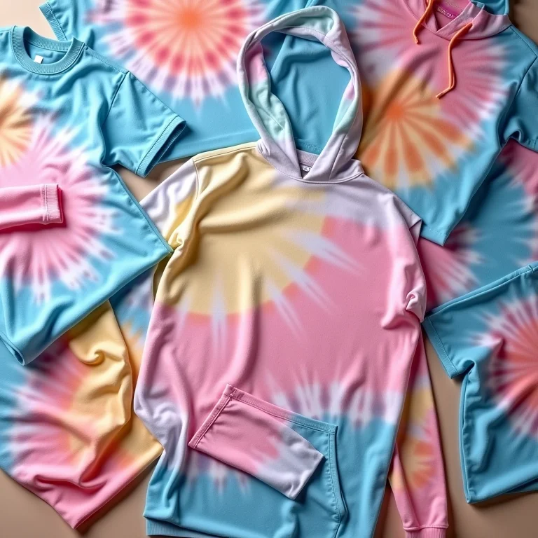 Exemplos de peças de roupa customizadas com tie dye reverso