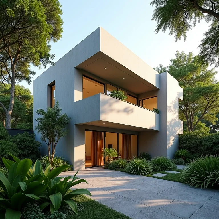 Exterior de um Centro de Atenção Psicossocial (CAPS) com área verde.