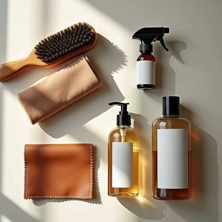 Ferramentas essenciais para limpeza de couro