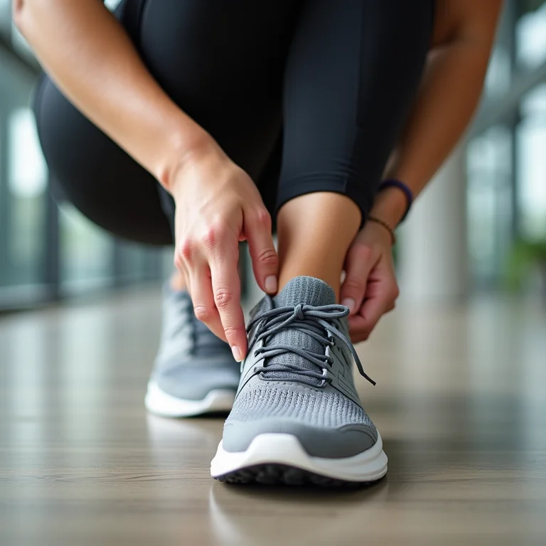 Flexibilidade: testando a flexibilidade do tênis