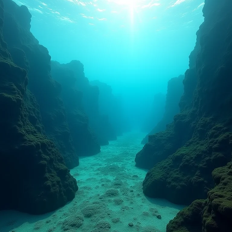 Formações vulcânicas subaquáticas impressionantes em Saba.