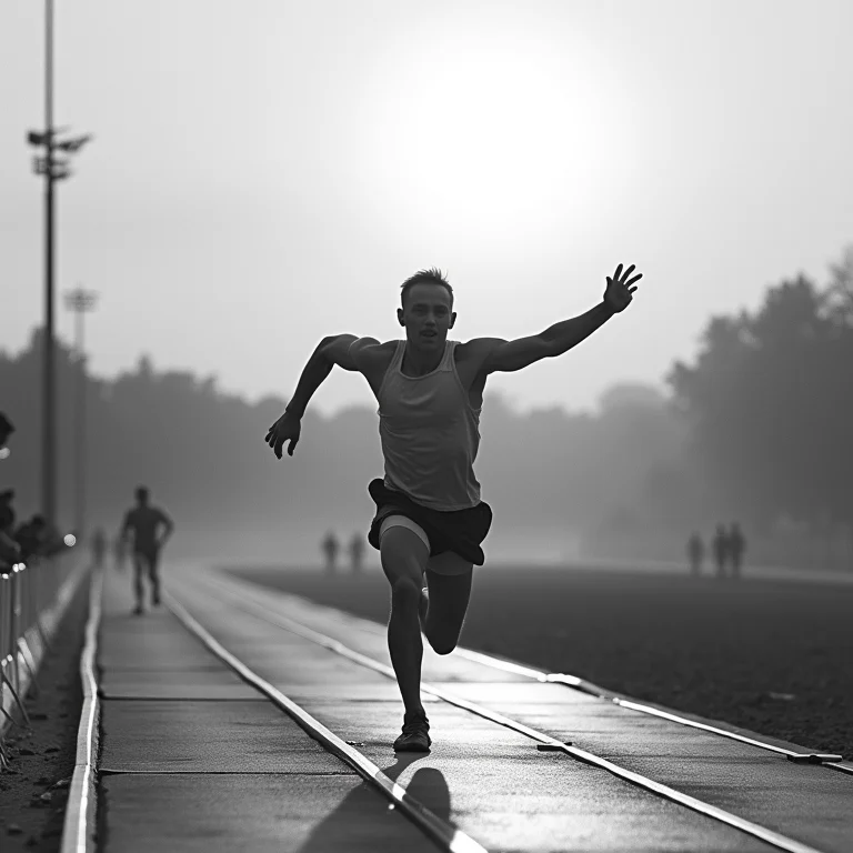Foto vintage dos Jogos Olímpicos de Berlim de 1936.