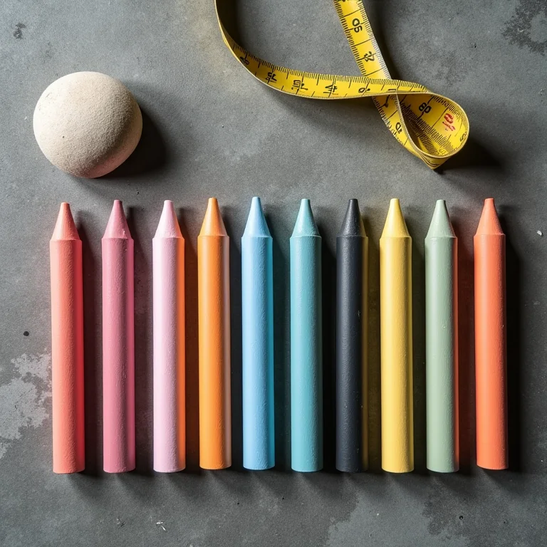 Giz colorido e pedra para brincar de amarelinha.