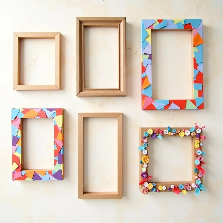 Ideias criativas para decorar porta-retratos de papelão