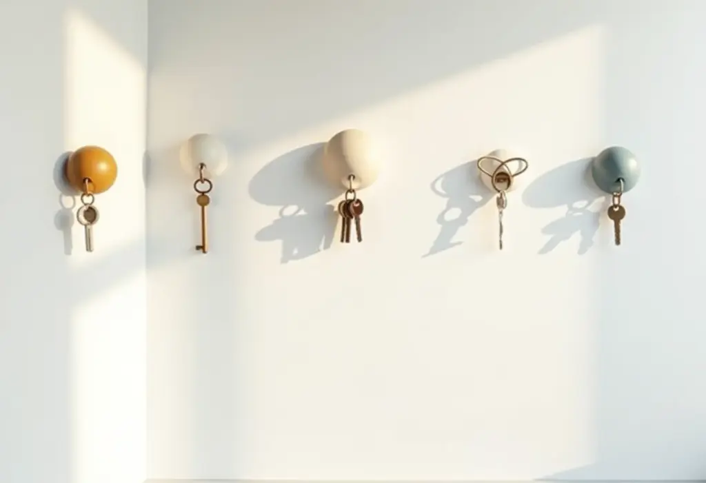 Ideias criativas para organizar chaves na decoração de casa