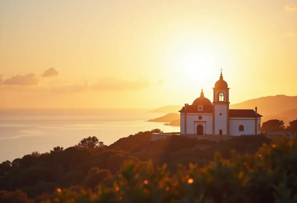 Igrejinha dos Carneiros ao amanhecer