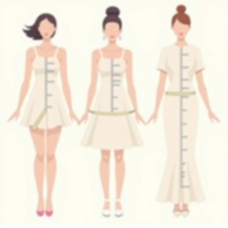 Ilustrações de diferentes formatos de corpo com roupas estilosas.