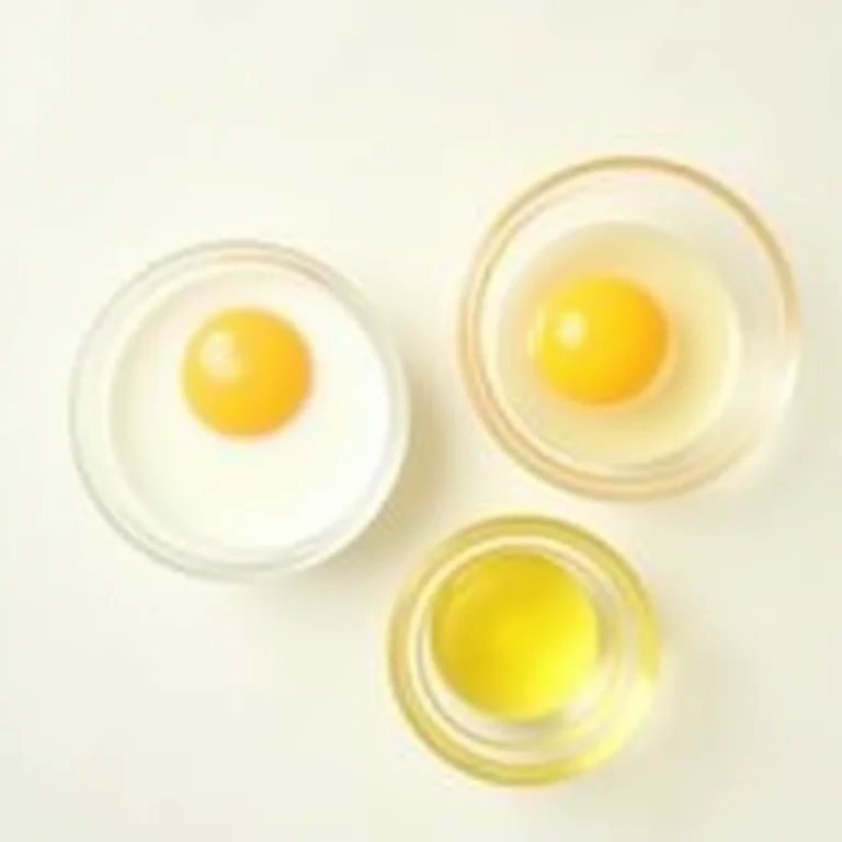 Ingredientes molhados para bolo em estilo flat lay