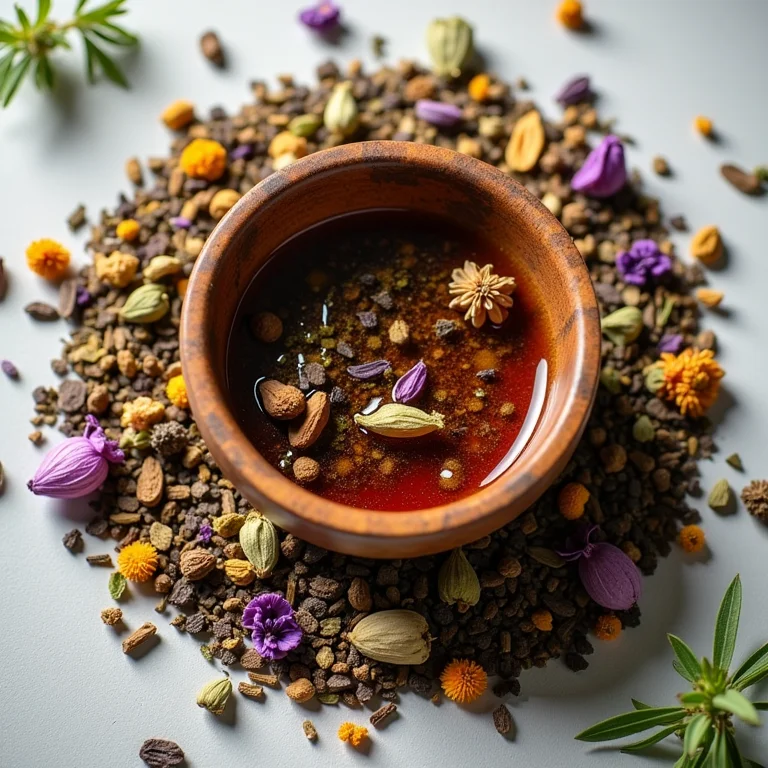 Ingredientes orgânicos e sustentáveis para chás naturais