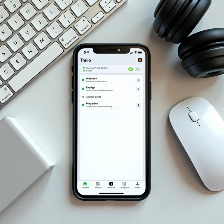 Interface do aplicativo Trello exibindo quadros de tarefas organizados
