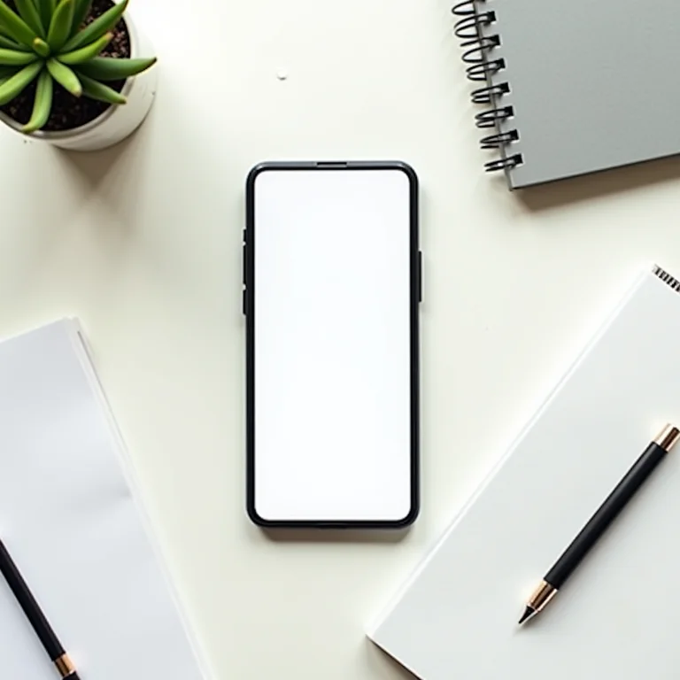 Interface do Foursquare Business em um smartphone.