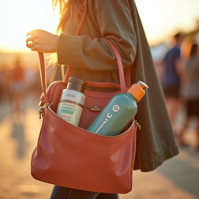 Itens essenciais de conforto em uma bolsa para festival de música