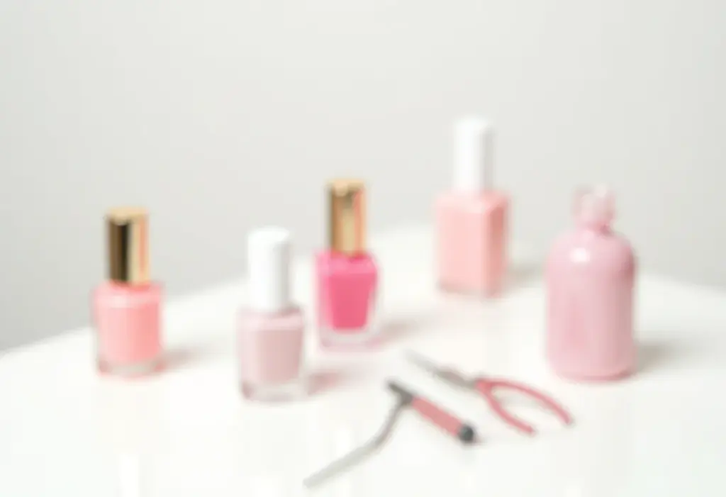 Kit manicure completo com esmaltes e acessórios