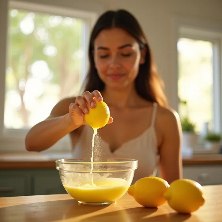 Limão para limpeza e aroma do rejunte