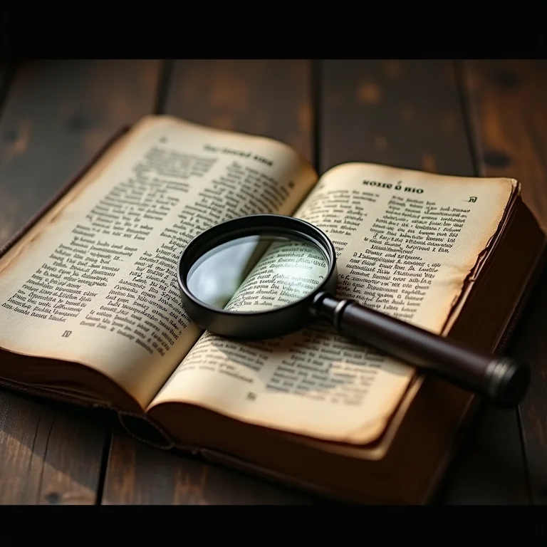 Livro aberto com os sete pecados capitais, inspirado no filme 'Seven'.