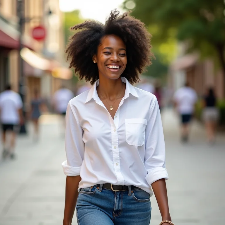 Look casual chic com jeans