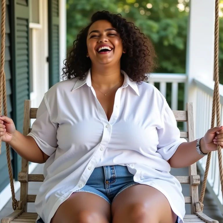 Look despojado com shorts e camisa branca