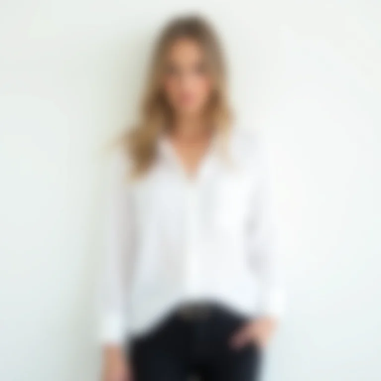 Look minimalista com calça preta