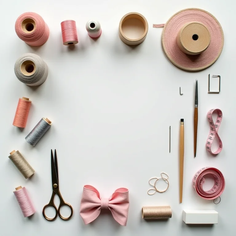 Materiais essenciais para fazer bainha à mão