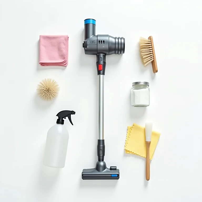 Materiais essenciais para limpeza a seco de sofás