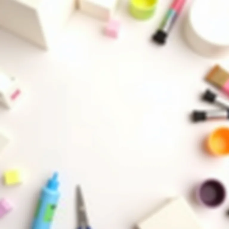 Materiais necessários para fazer um organizador de isopor DIY