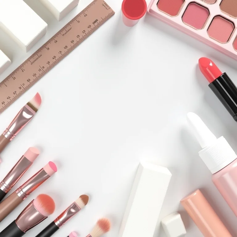 Materiais para criar um organizador de maquiagem de isopor DIY