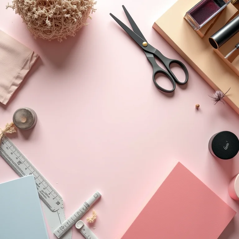 Materiais para fazer um organizador de maquiagem de EVA.