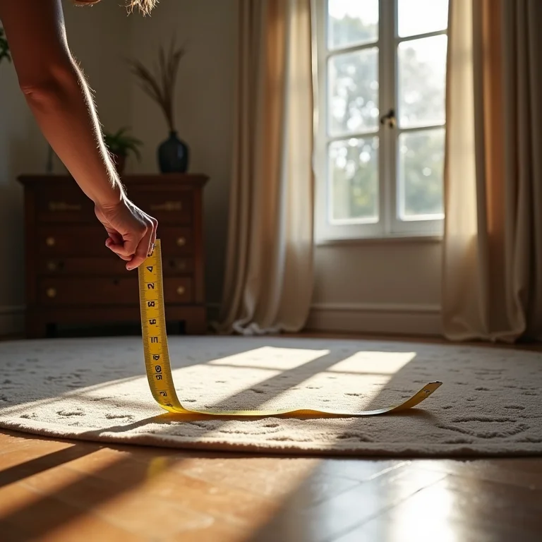 Medindo o tamanho ideal do tapete para a sala de jantar