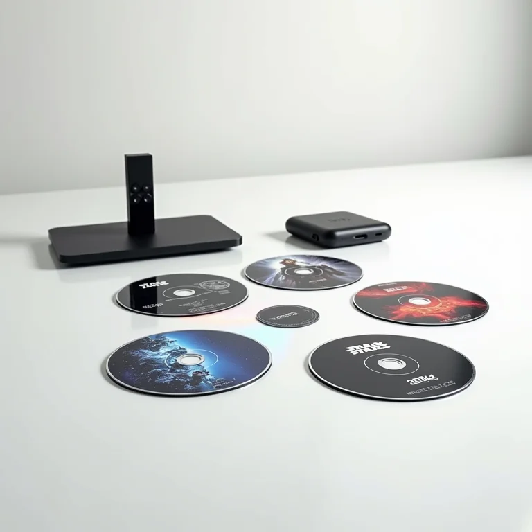 Mídias de Star Wars organizadas.