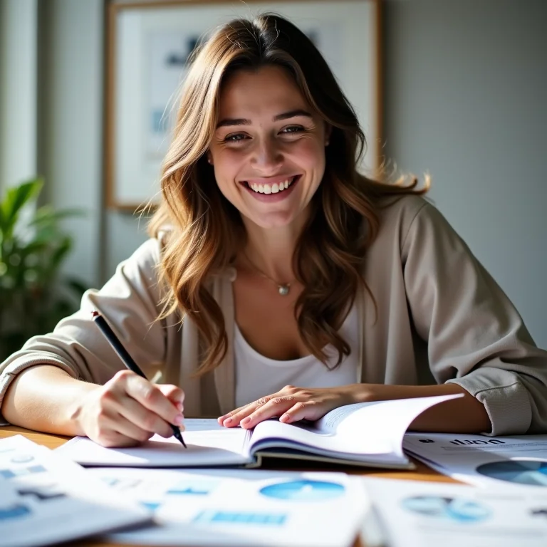 Mulher plus size definindo público-alvo para branding