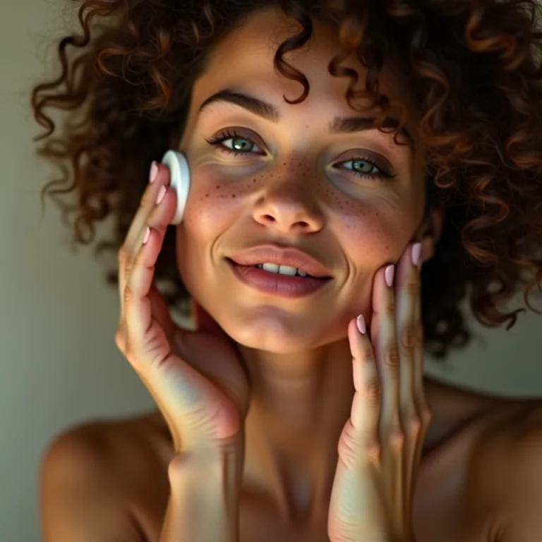 Noiva branca hidratando a pele antes da maquiagem