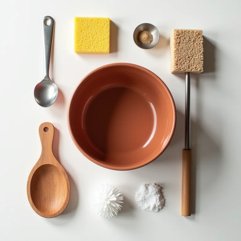 O que NÃO fazer ao limpar sua panela de barro.