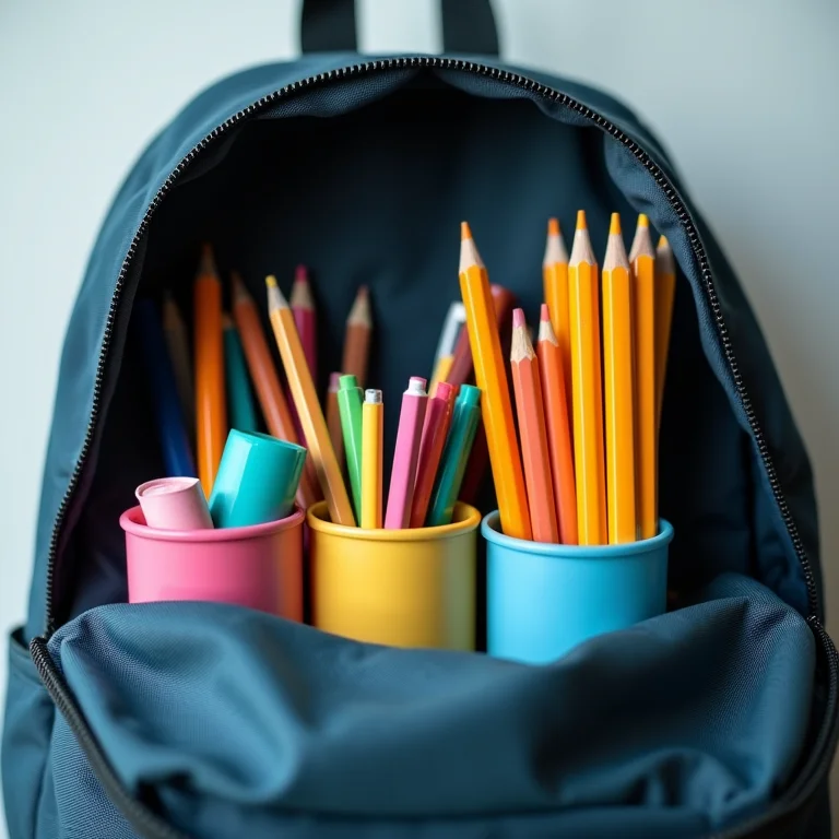 Organização da mochila no método da colmeia