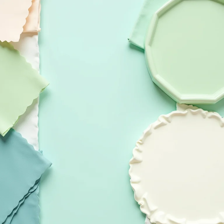 Paleta de cores claras para espaços pequenos