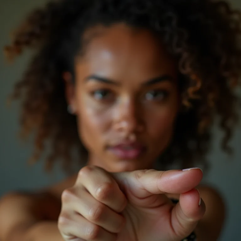 Palma no nariz: técnica de defesa pessoal