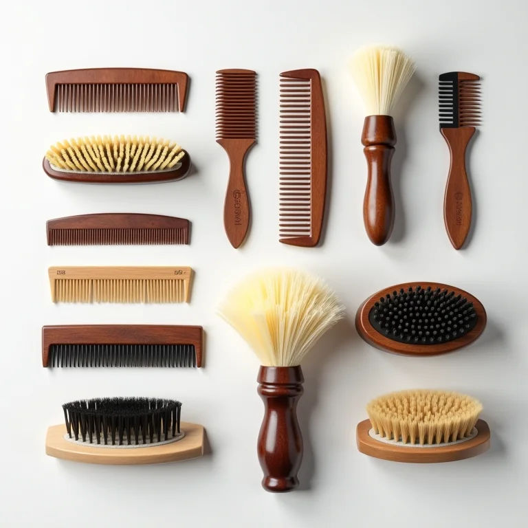 Pentes e escovas para cabelo masculino