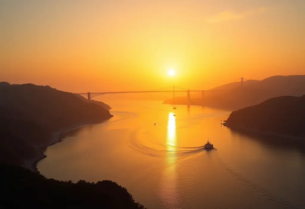 Pôr do sol no Rio São Francisco, Petrolina e Juazeiro