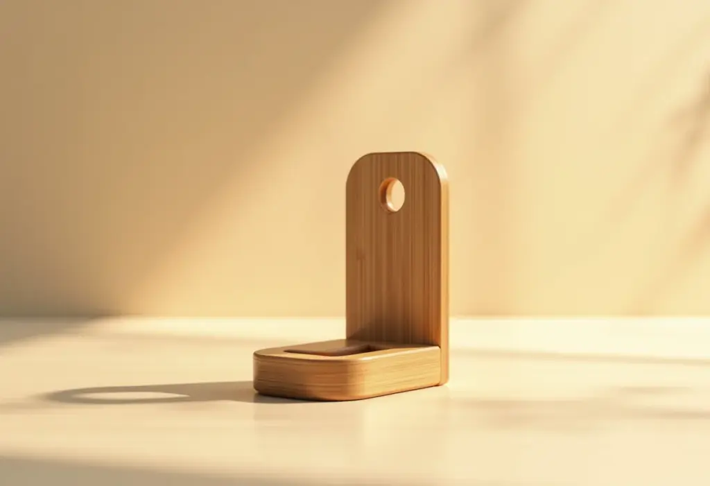 Porta-chaves de bambu artesanal