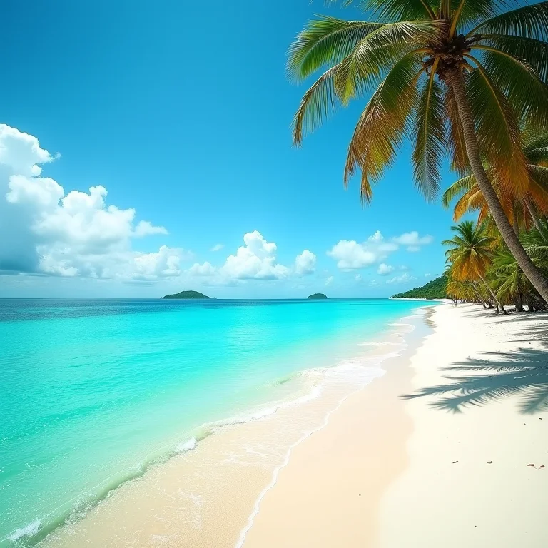 Praia paradisíaca no Nordeste brasileiro com águas cristalinas