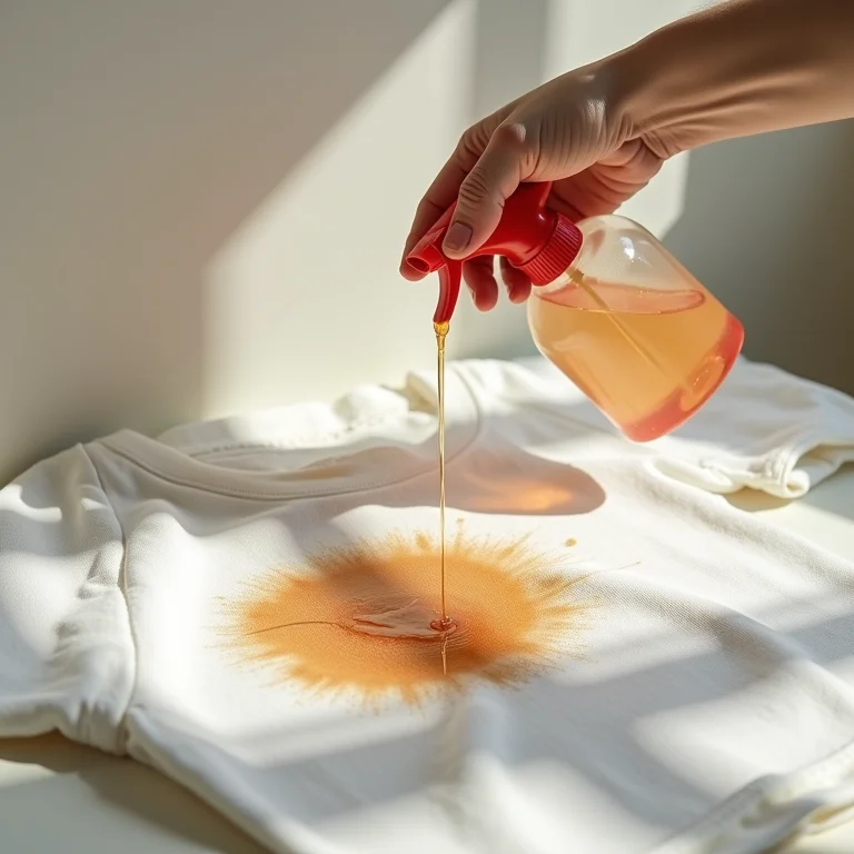 Pré-tratamento da mancha de barro.