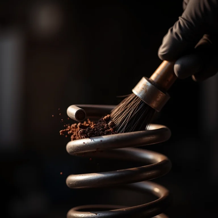 Preparando a mola de caminhão para o projeto