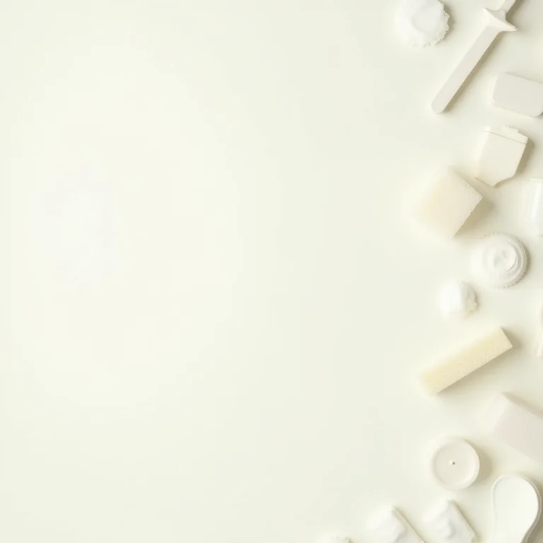 Produtos de limpeza organizados para área de serviço.