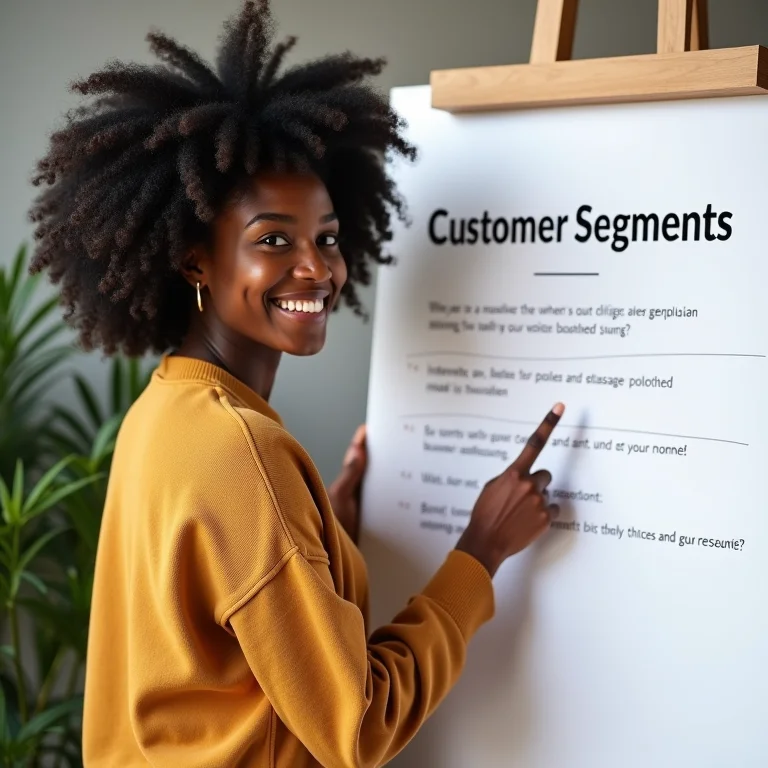 Segmentos de clientes no Canvas