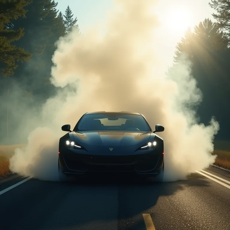 Superaquecimento do motor do carro