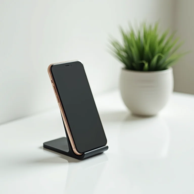 Suporte de celular de isopor e smartphone