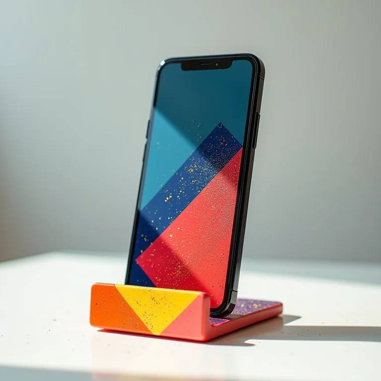 Suporte de celular de isopor personalizado