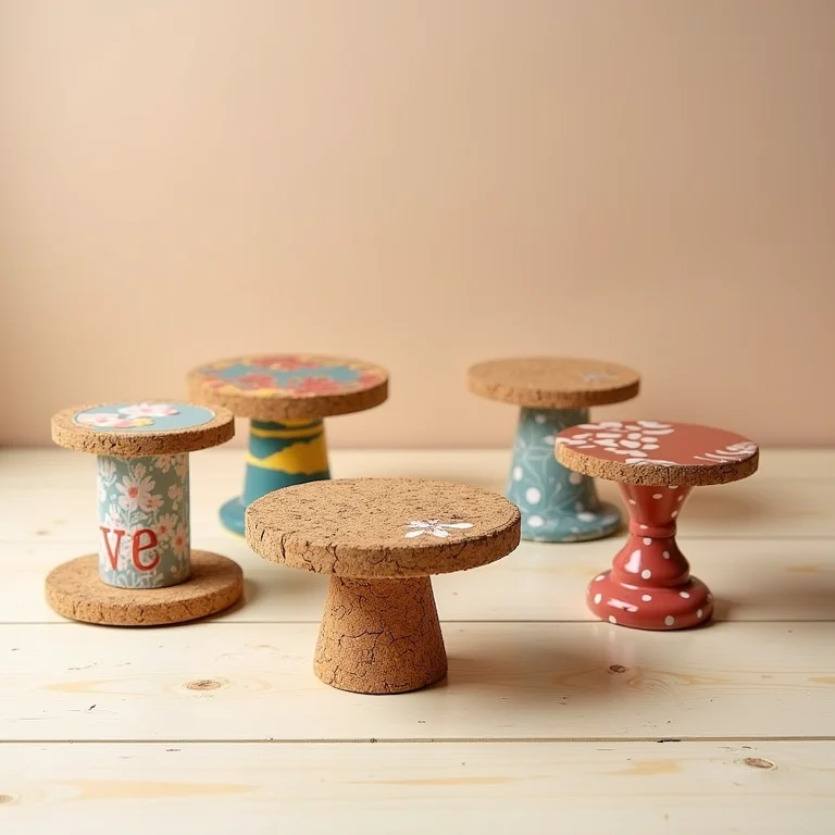 Suportes de cortiça para tablet personalizados com diferentes estilos